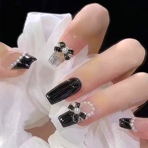 LBD PEARLS & BOWS PRESS ON NAILS NWT